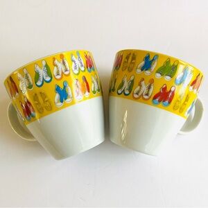 Bed Bath & Beyond Mugs High-Top
4" Multi-Colored Converse Sneakers Cups Set